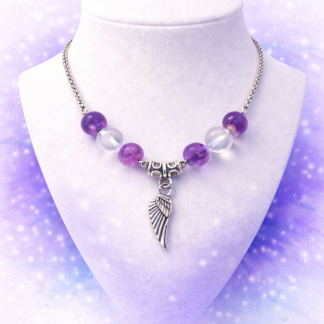 Collier Aile Améthyste